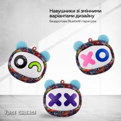 Наушники XoKo G05-face changing TWS Violet Фото 9