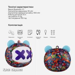 Наушники XoKo G05-face changing TWS Violet Фото 11