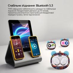 Наушники XoKo G05-face changing TWS Violet Фото 1