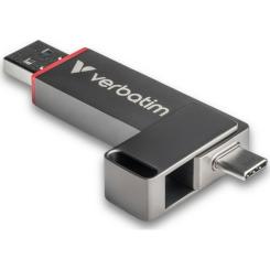 USB флеш накопитель Verbatim 256GB QuickStick USB 3.2/USB-C Фото