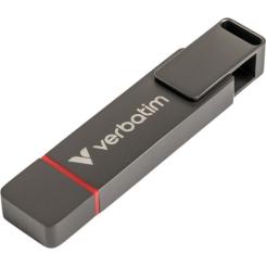 USB флеш накопитель Verbatim 256GB QuickStick USB 3.2/USB-C Фото 1