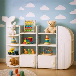 Детский стеллаж Mealux Bubbles White Фото 1