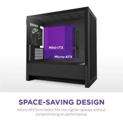 Корпус для ПК NZXT H3 Flow All Black Фото 2