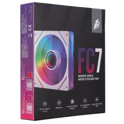 Кулер для корпуса 1stPlayer FC7 White Фото 9