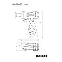 Шуруповерт Metabo PowerMaxx BS BASIC 12V, 2х2Ah, 17·34Нм, 0-360/0-14 Фото 8