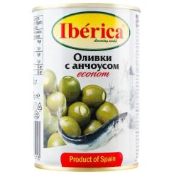 Овощная консервация Iberica Оливки фаршированные анчоусом 280 г Фото
