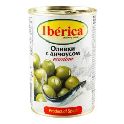 Овощная консервация Iberica Оливки фаршированные анчоусом 280 г Фото 3