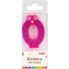 Свеча Maxi "0" 4,5 см, на торт Фото