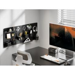 Органайзер для стола OfficePro Настенная доска-органайзер Black Фото 3