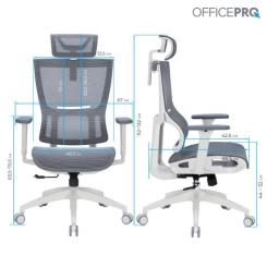 Офисное кресло OfficePro Elegant OC660-W-LG-LG Фото 11