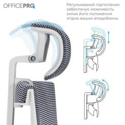 Офисное кресло OfficePro Elegant OC660-W-LG-LG Фото 6