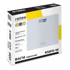 Весы напольные Rotex RSB15-W Фото 4