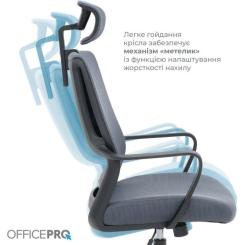 Офисное кресло OfficePro Harmony OC310-B-G-G Фото 7