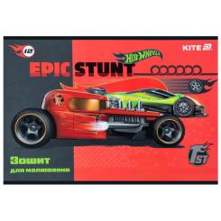 Альбом для рисования Kite Hot Wheels, 12 аркушів Фото 2