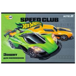 Альбом для рисования Kite Hot Wheels, 12 аркушів Фото 4