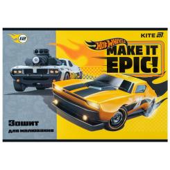 Альбом для рисования Kite Hot Wheels, 12 аркушів Фото 6