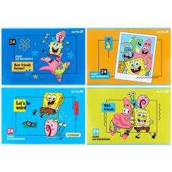 Альбом для рисования Kite SpongeBob SquarePants, 24 аркуша Фото