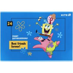 Альбом для рисования Kite SpongeBob SquarePants, 24 аркуша Фото 2