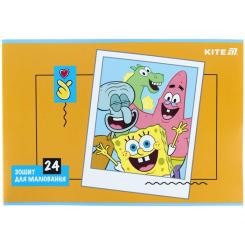Альбом для рисования Kite SpongeBob SquarePants, 24 аркуша Фото 4
