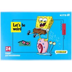 Альбом для рисования Kite SpongeBob SquarePants, 24 аркуша Фото 6