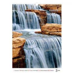 Календарь Axent настенный А3 2026 г.Waterfalls Фото 3