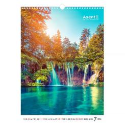 Календарь Axent настенный А3 2026 г.Waterfalls Фото 7