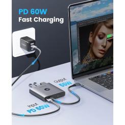 Концентратор Orico USB-C to 5-in-1 Docking Station 5Gbps Фото 2