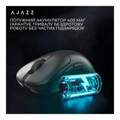 Мышка Ajazz AJ179PRO Wireless/Bluetooth/USB Charging Dock Blac Фото 9