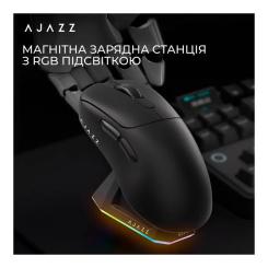 Мышка Ajazz AJ179PRO Wireless/Bluetooth/USB Charging Dock Blac Фото 7