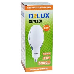 Лампочка Delux OLIVE ECO 80Вт E27 6500K 230В Фото 1