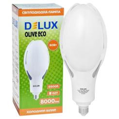 Лампочка Delux OLIVE ECO 80Вт E27 6500K 230В Фото 2