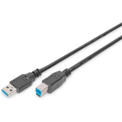 Дата кабель Digitus USB 3.0 AM/BM 1.8m black Фото