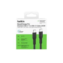 Дата кабель Belkin USB-C to USB-C 3.0m 240W black Фото 1