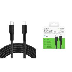 Дата кабель Belkin USB-C to USB-C 3.0m 240W black Фото 2