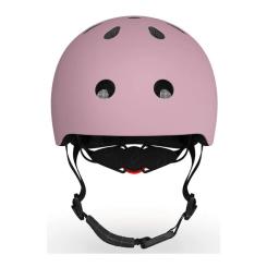 Шлем Scoot&Ride пастельно-бузковий з ліхтариком 51-53см Фото 4