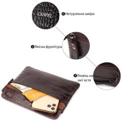 Сумка Canpellini Из натуральной кожи Коричневая Фото 3