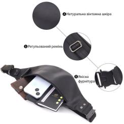 Сумка Shvigel Из натуральной кожи Черная Фото 3