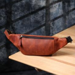 Сумка Shvigel Из натуральной кожи Рыжая Фото 9