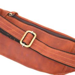 Сумка Shvigel Из натуральной кожи Рыжая Фото 4