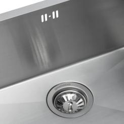 Мойка кухонная GRANADO Under top L STEEL S304 Фото 3