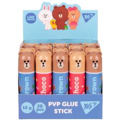 Клей Yes карандаш PVP Line Friends 15г Фото 2