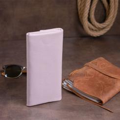 Кошелек ST Leather С карманом для мобильного Кожаный Лиловый Фото 7