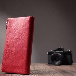 Кошелек ST Leather Из натуральной кожи Красный Фото 10