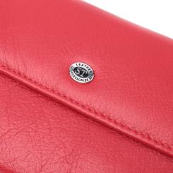 Кошелек ST Leather Из натуральной кожи Красный Фото 4