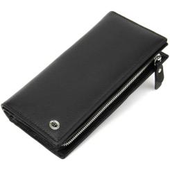 Кошелек ST Leather Шкіряний Чорний Фото