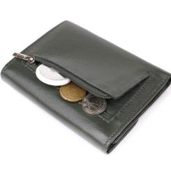 Кошелек ST Leather Из натуральной кожи Зеленый Фото 7