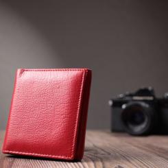 Кошелек ST Leather З натуральної шкіри Червоний Фото 9