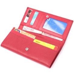 Кошелек ST Leather Из натуральной кожи Красный Фото 4