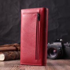 Кошелек ST Leather Из натуральной кожи Красный Фото 8
