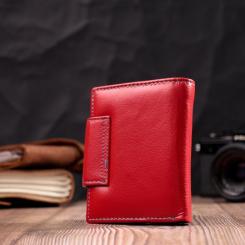 Кошелек ST Leather Кожаный Красный Фото 9